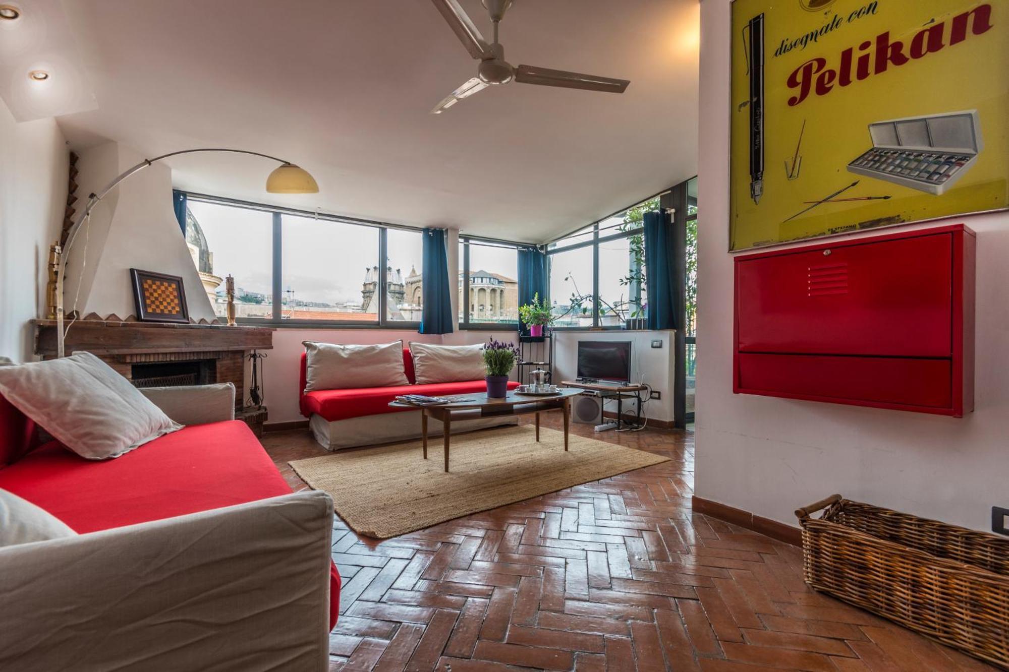 Apartament Historical Naples With Panoramic Terrace Zewnętrze zdjęcie