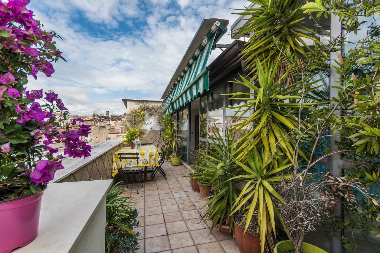 Apartament Historical Naples With Panoramic Terrace Zewnętrze zdjęcie